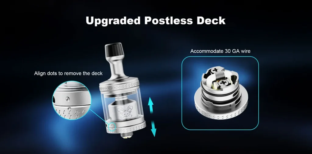 Hellvape Dead Rabbit MTL 2 RTA Postless Deck Hellvape Dead Rabbit MTL 2 RTA Postless Deck