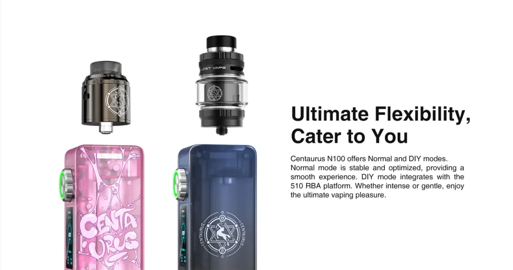 Lost Vape Centaurus N100 Kit Modes