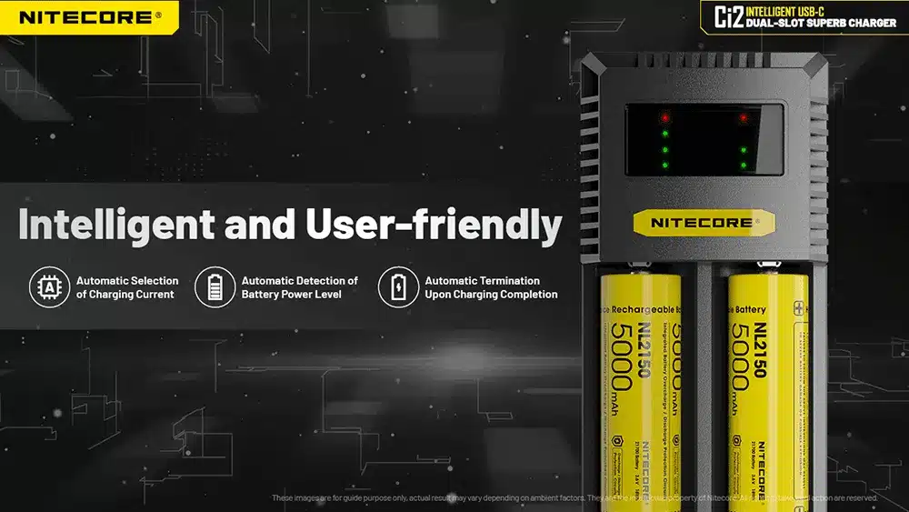 Nitecore Ci2 Intelligent USB-C Charger Intelligence