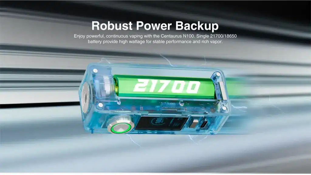 Lost Vape Centaurus N100 Box Mod Battery Compatibility