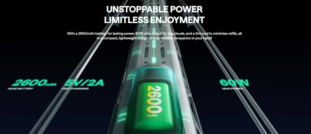 OXVA VPrime Pod Kit Battery