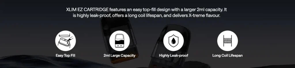 OXVA Xlim EZ Replacement Pods Key Features OXVA Xlim EZ Replacement Pods Key Features