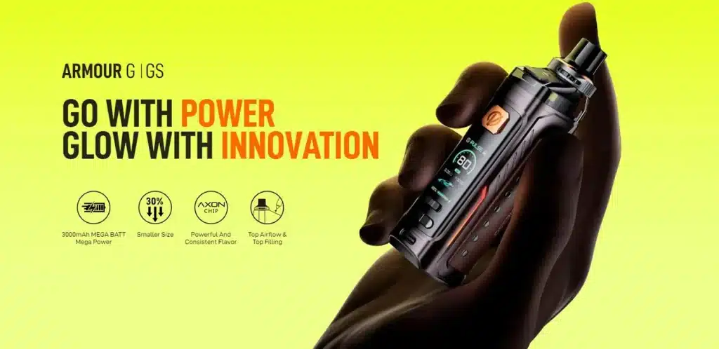 Vaporesso Armour G Pod Kit Promo Image Vaporesso Armour G Pod Kit Promo Image