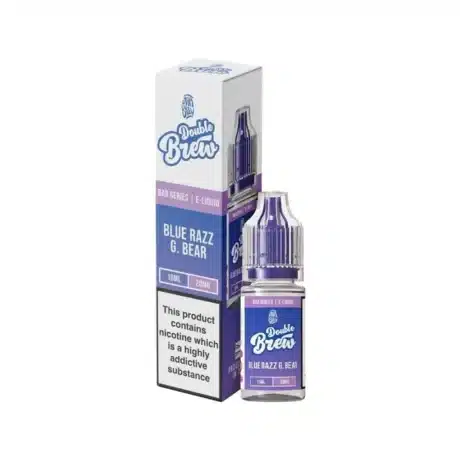 Ohm Brew Double Brew Bar Series 10ml Nic Salts Blue Razz G Bear