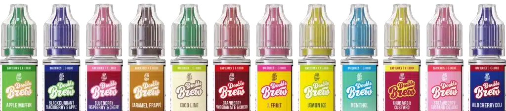 Ohm Brew Double Brew Bar Series 10ml Nic Salts Flavours