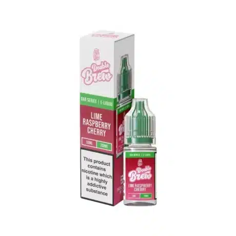 Ohm Brew Double Brew Bar Series 10ml Nic Salts Lime Raspberry Cherry