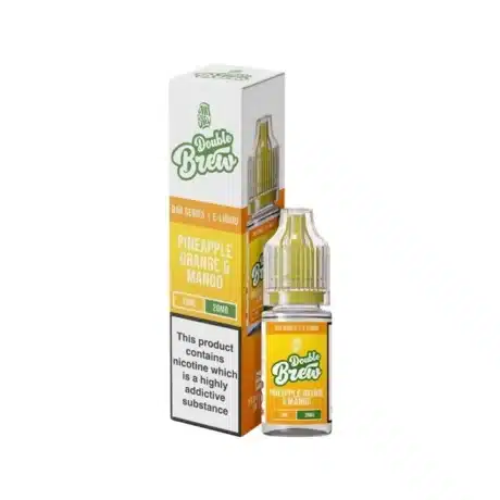 Ohm Brew Double Brew Bar Series 10ml Nic Salts Pineapple Orange Mango