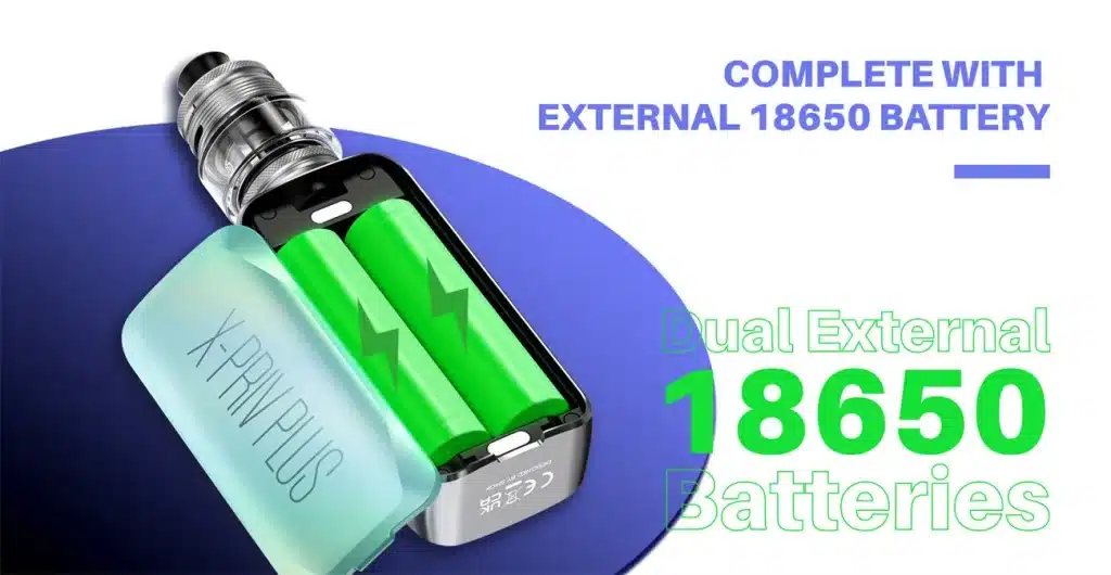 SMOK X-Priv Plus Kit Dual External Batteries