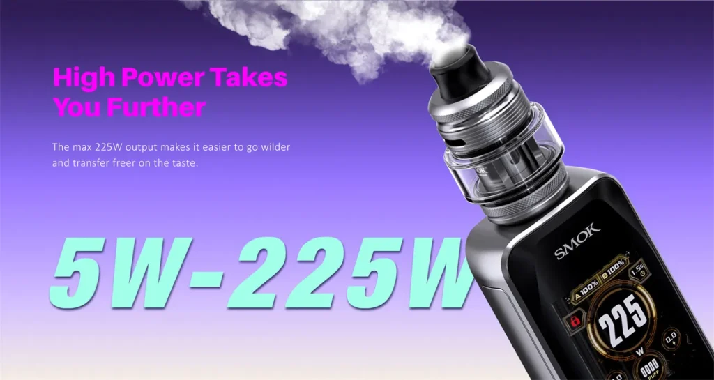 SMOK X-Priv Plus Kit Power Output