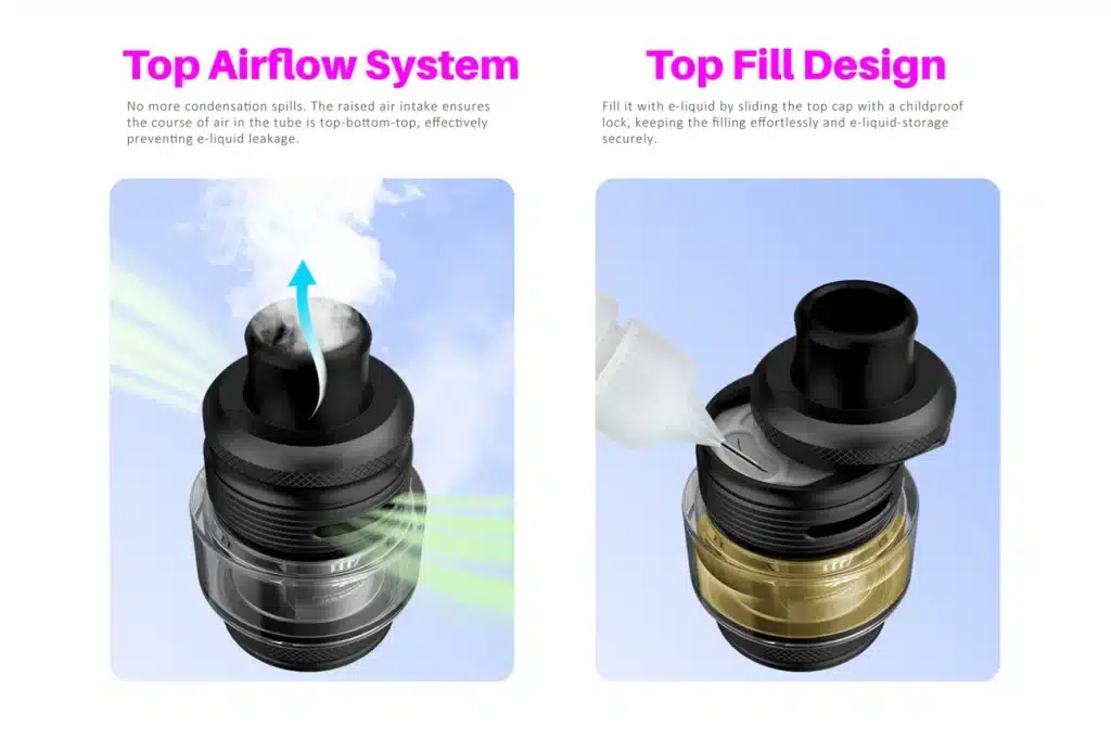 SMOK X-Priv Plus Kit TFD Tank Design