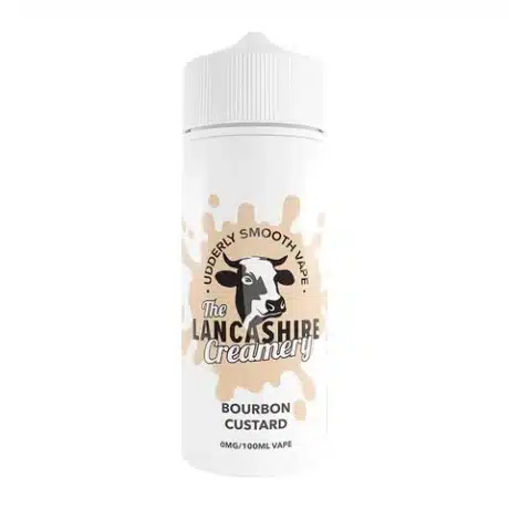 The Lancashire Creamery 100ml Shortfill Bourbon Custard