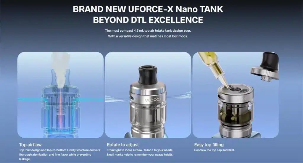 VOOPOO Vinci Spark 100 Vape Kit Tank DTL Experience VOOPOO Vinci Spark 100 Vape Kit Tank DTL Experience
