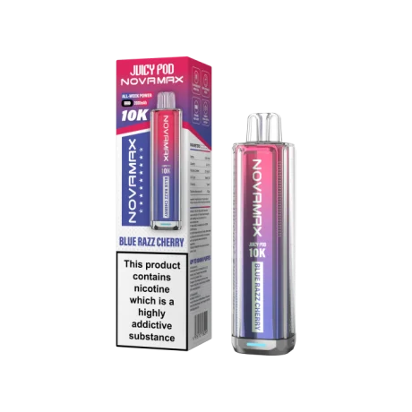 Juicy Pod NOVAMAX 10K Blue Razz Cherry