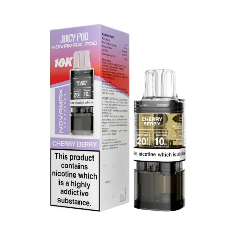 Juicy Pod NovaMax 10K Prefilled Pods Cherry Berry