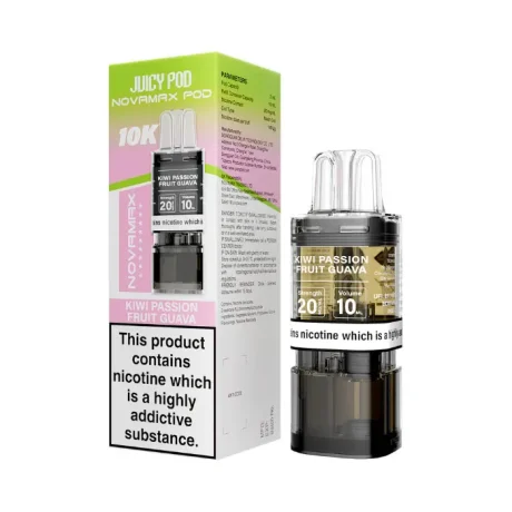 Juicy Pod NovaMax 10K Prefilled Pods Kiwi Passionfruit Guava