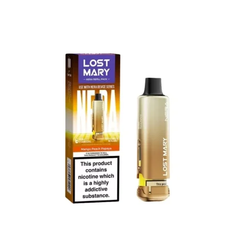 Lost Mary Nera 15K Replacement Prefilled Pod Mango Peach Papaya