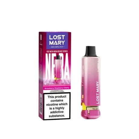 Lost Mary Nera 15K Replacement Prefilled Pod Strawberry Raspberry Cherry