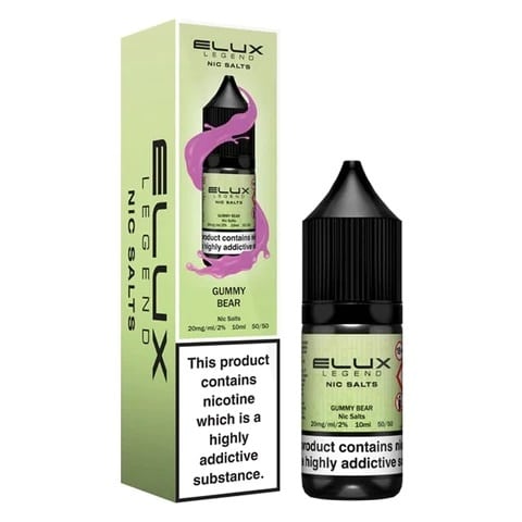 Elux Legend Nic Salts 10ml Gummy Bear