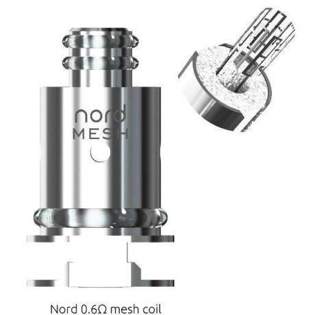 SMOK Nord 2 Replacement Coils  5 Pack, DC 0.8 Ohm