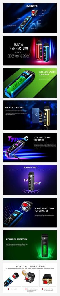 SMOK RPM 2 80W Pod Kit 2000mAh | Legion Of Vapers