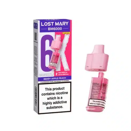 Lost Mary BM6000 Refill Pods Berry Apple Peach