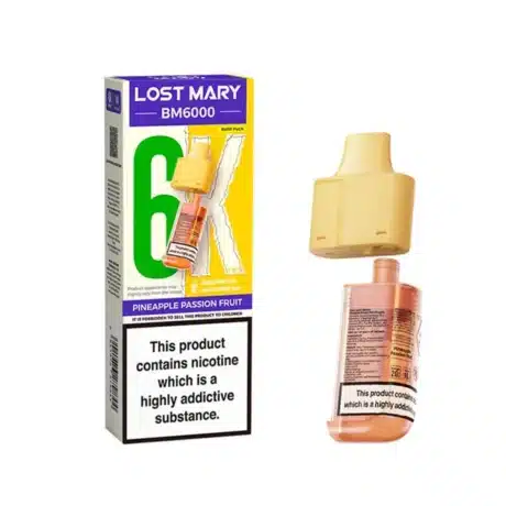 Lost Mary BM6000 Refill Pods Pineapple Passionfruit