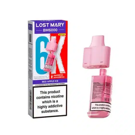 Lost Mary BM6000 Refill Pods Red Apple Ice