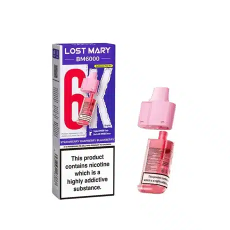 Lost Mary BM6000 Refill Pods Strawberry Raspberry Blackberry