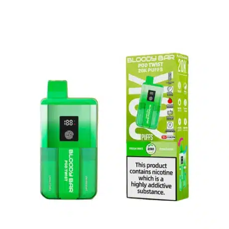 Bloody Bar Pod Twist 20K Vape Kit Fresh Mint Spearmint