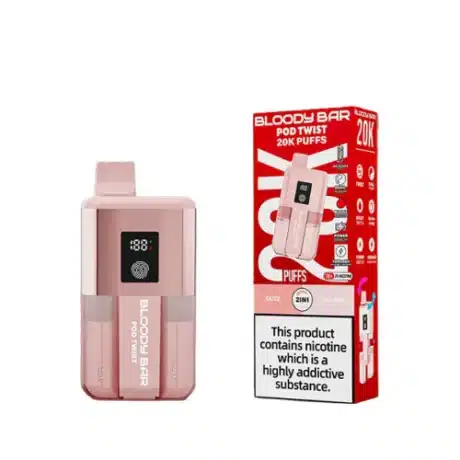 Bloody Bar Pod Twist 20K Vape Kit Skitz Ice Pop