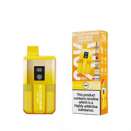Bloody Bar Pod Twist 20K Vape Kit Triple Mango Peach Mango