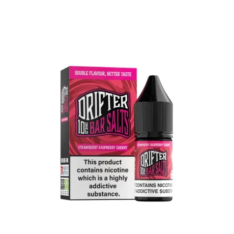 Drifter Bar Salts Nic Salt 10ml Strawberry Raspberry Cherry