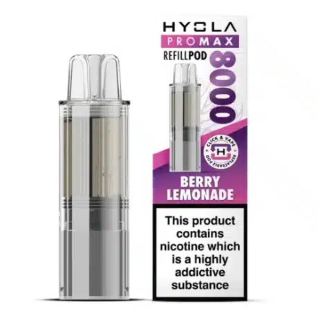 Hyola Pro Max 8000 Prefilled Pods Berry Lemonade
