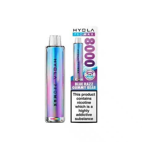 Hyola Pro Max 8000 Vape Kit Blue Razz Gummy Bear