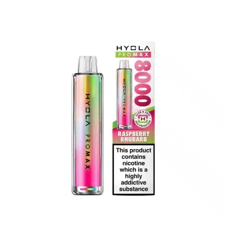 Hyola Pro Max 8000 Vape Kit Raspberry Rhubarb