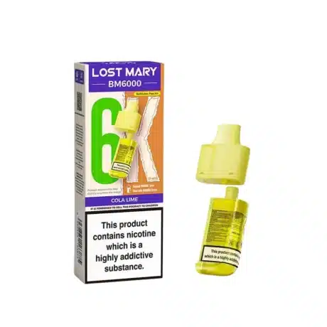Lost Mary BM6000 Refill Pods Cola Lime