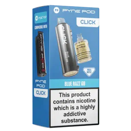 Pyne Pod Click 50K Prefilled Pods Blue Razz GB
