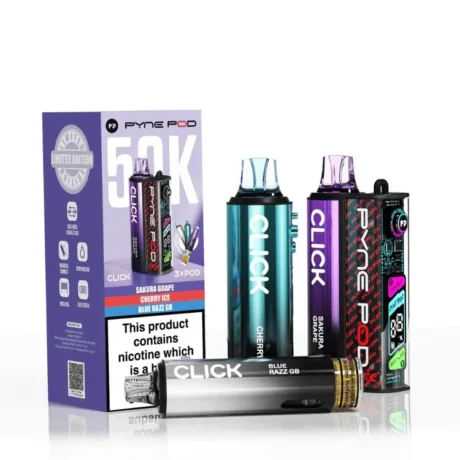Pyne Pod Click 50K Vape Kit Purple Edition