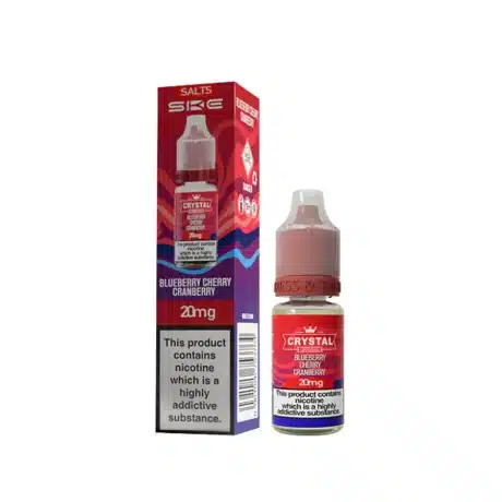 SKE Crystal Original Nic Salts 10ml V1 & V2 Blueberry Cherry Cranberry