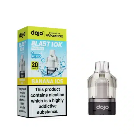 Vaporesso Dojo Blast 10K Prefilled Pods Banana Ice
