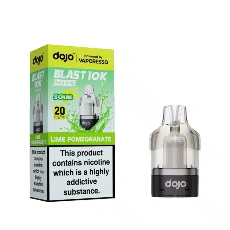 Vaporesso Dojo Blast 10K Prefilled Pods Lime Pomegranate