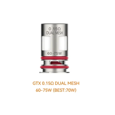 Vaporesso GTX Coils 5pcs 0.15 Dual Mesh