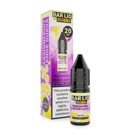 Zeus Juice Bar Liq Nic Salts Passionfruit Orange Guava