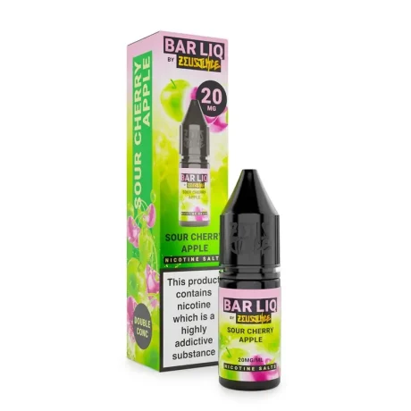 Zeus Juice Bar Liq Nic Salts Sour Cherry Apple