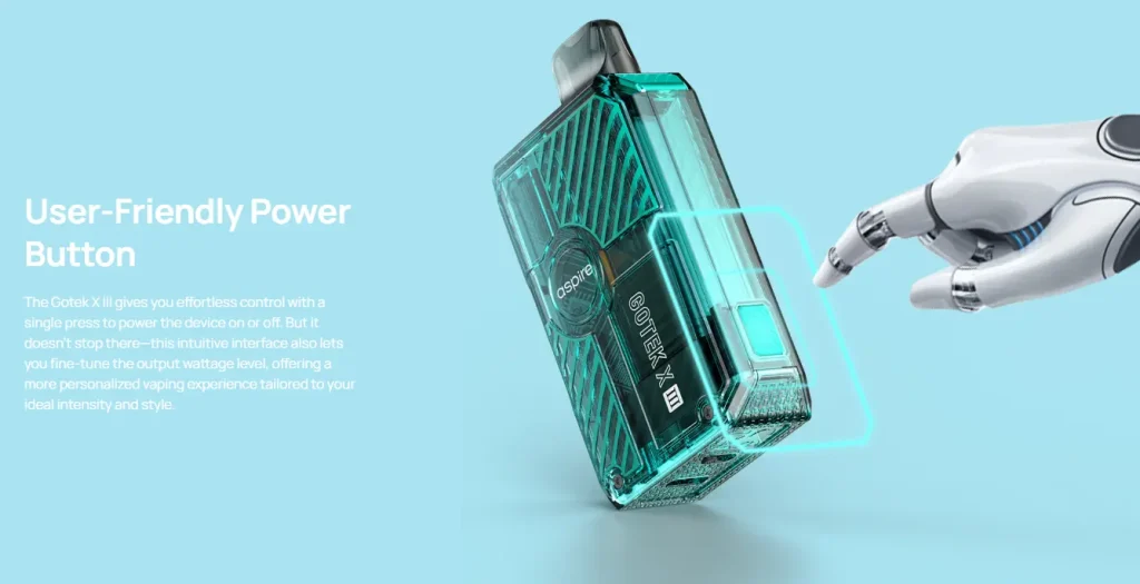 Aspire Gotek X3 Vape Kit 3 Wattage Modes