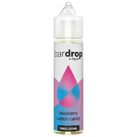 Bar Drop 5050 E-liquid 50ml Shortfill Blueberry Cotton Candy