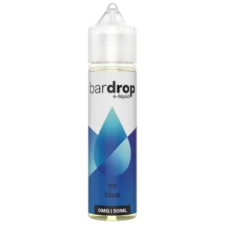 Bar Drop 5050 E-liquid 50ml Shortfill Mr Blue