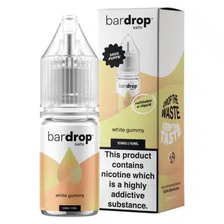 Bar Drop Salts 10ml White Gummy