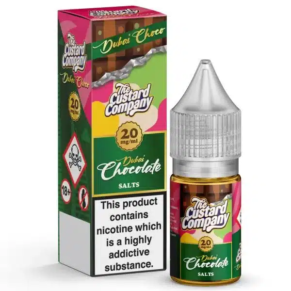 Dubai Chocolate Nic Salt 10ml by The Custard Company