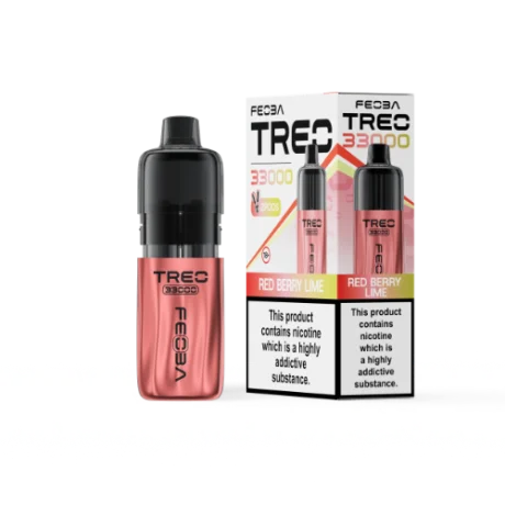 Feoba Treo 33K Prefilled Vape Kit Red Berry Lime